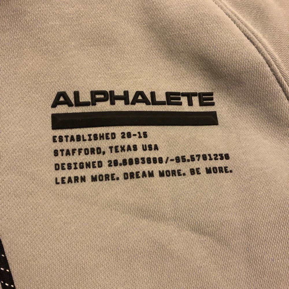 Alphalete blue hoodie size small men’s